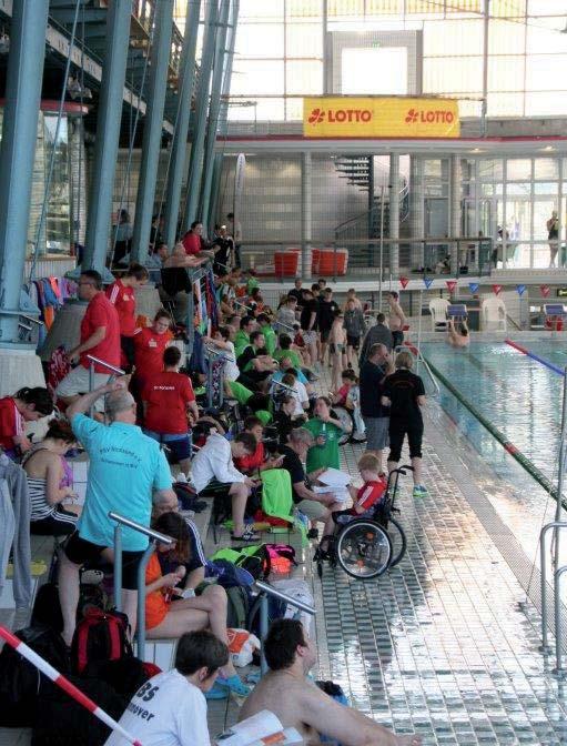 Der BSN veranstaltete die größte Landesmeisterschaft und einen der größten Wettkämpfe für paralympische Schwimmer in Deutschland Offene Meisterschaften im Schwimmen Zahlreiche Bestleistungen von