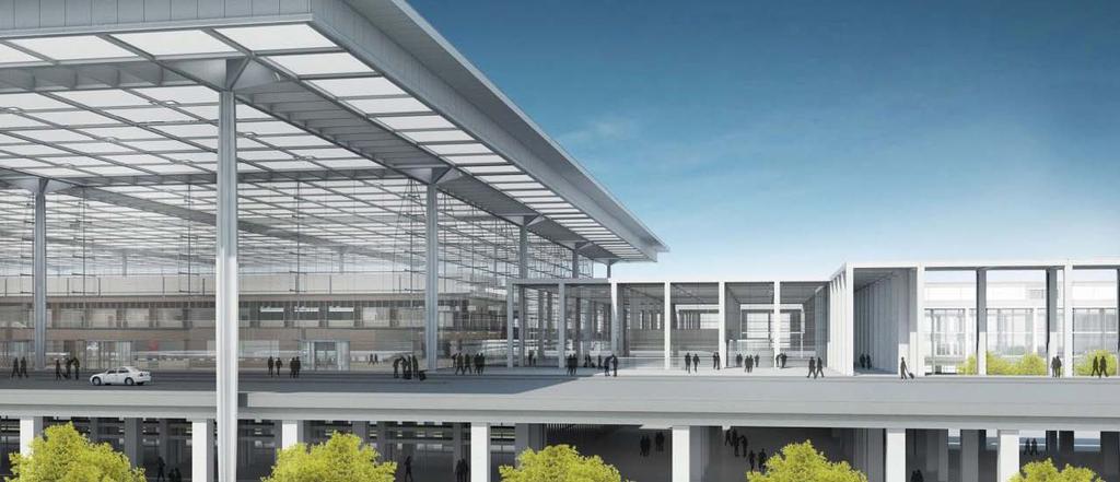 Der neue Flughafen Berlin Brandenburg Impressionen Identifikation der Studierenden mit dem