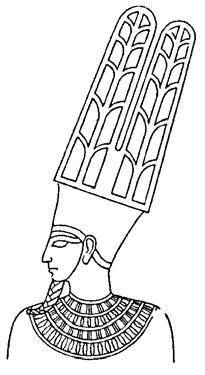 - 4 - Amun Der Name Amun bedeutet der Verborgene. Die Ägypter glaubten, dass Amun in allem Unsichtbaren wirkte wie zum Beispiel im Atem, im Wind oder in der Luft.