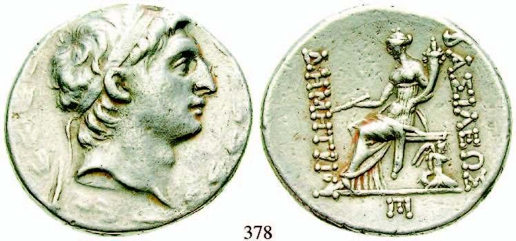vz/vz+ 800,- 375 Tetradrachme 244-226 v.chr., Apameia. 16,74 g. Herrscherkopf r.
