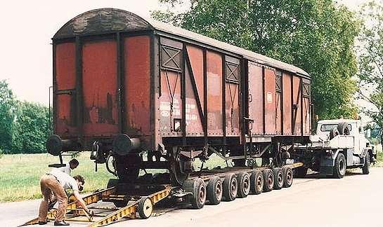 gedeckten Güterwagens 26 Flügelrad