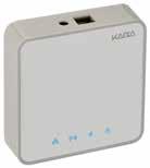 Kaba Wireless 9040-K5 Kaba Wireless Gateway 9040-K5 Das Kaba Wireless Gateway 9040 vernetzt die drahtlosen Kaba Türkomponenten mit