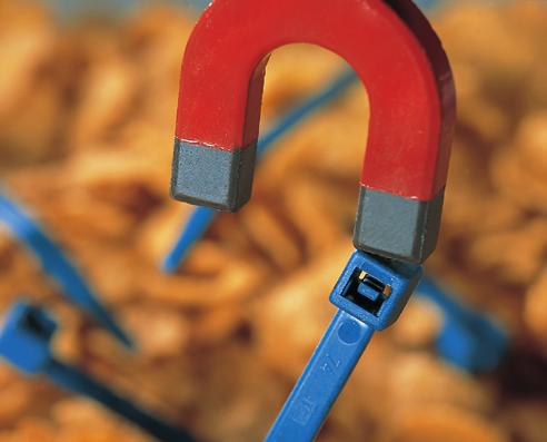 1.1 Kabelbündel- und Befestigungssysteme Kabelbinder innenverzahnt Kabelbinder für die Lebensmittelindustrie, detektierbar MCT-Kabelbinder sind besonders geeignet für die Anwendung in der