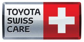 TOYOTA SWISS CARE Bei Toyota können Sie auf Qualität und fach männischen Kundendienst voll vertrauen auch nach dem Kauf.
