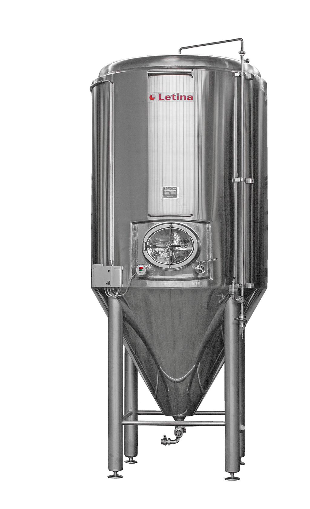 ZB BIER-TANKS ZB Tanks sind kombinierte Fermentations - und Reifungs-Edelstahltanks, ideal zur Bierlagerung ZB Tankausrüstung:
