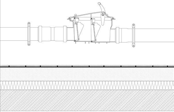 Abdichtungsflansch für WU-Beton Doppelrückstauverschluss Triplex-K2, mit Schachtsystem nn DN 100, Art.-Nr. 620366 Aussparungsmaß: 560 x 710 mm nn DN 150, Art.-Nr. 620367 Aussparungsmaß: 560 x 820 mm Achtung!