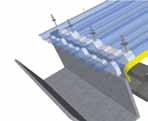 Die isolierenden Dachpanele tragen sowohl zur Energieeinsparung als auch zum