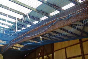 weißaluminium Fangnetze für Dächer