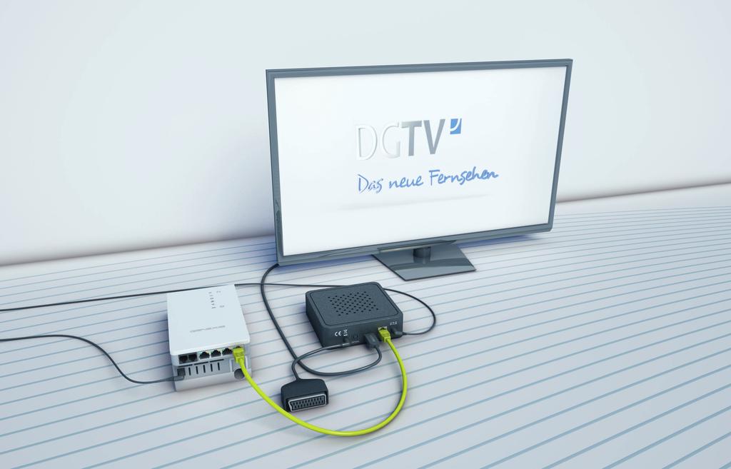 DGTV (optional, in allen Gebieten zubuchbar) Das innovative DGTV* bietet Ihnen Fernsehen in seiner schönsten Form.