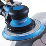 Lackbearbeitung HERMES EXZENTER-SCHLEIFMASCHINEN Produktaufbau Hermes Einhand-Exzenter pneumatische Druckluft Exzenterschleifmaschine mit 8 mm, 5 mm oder 2,5 mm Hub Die Vorteile für Sie geringes