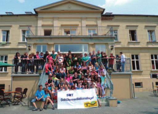 Im Juni trafen sich im Jugenddorf am Ruppiner See 62 Schülermediatoren von zehn Brandenburger Schulen mit ihren Lehrern zum Gedankenaustausch über aufgaben und Handlungsmethoden.