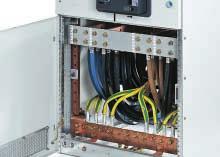 Anschlussraum bietet optimale Anschlussverhältnisse für Kabel und