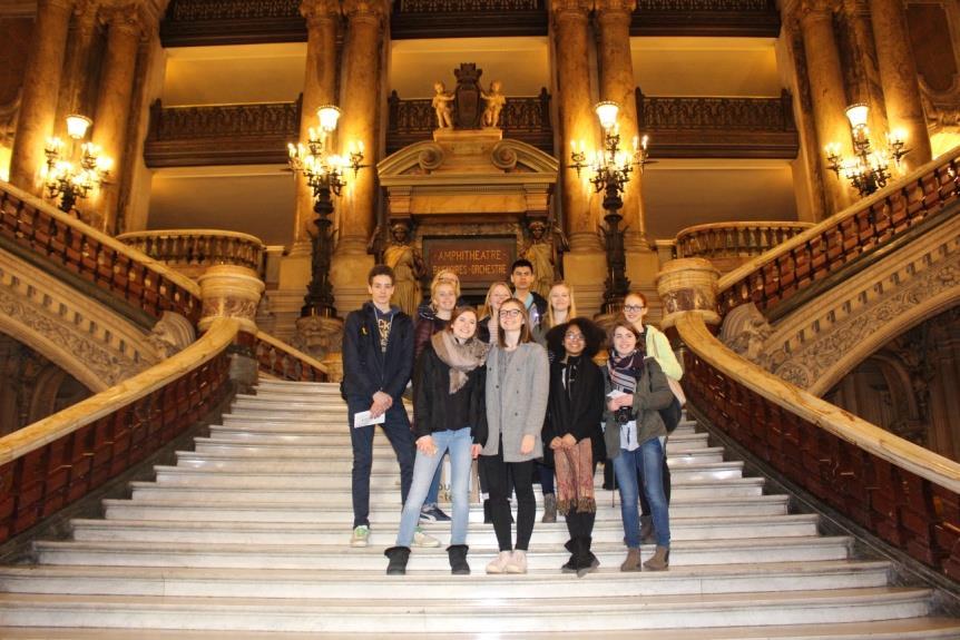 Besichtigung der Opéra Garnier wieder.