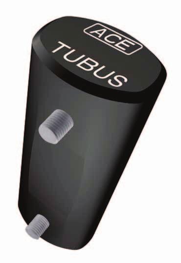 TUBUS-Serie TR-HD Strukturdämpfer radial dämpfend (Schwerlastversion) Die Strukturdämpfer TR-HD aus der innovativen ACE TUBUS-Serie sind wartungsfreie, einbaufertige Dämpfungselemente aus einem
