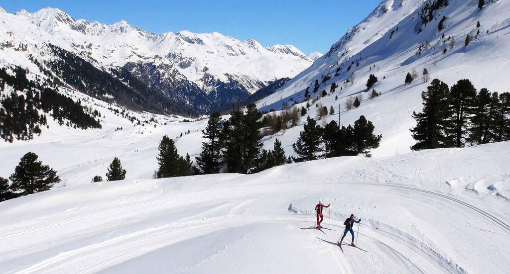 Langlaufen in Osttirol Paket Dolomiti Nordic Ski o 3 bis 7 Übernachtungen (je nach gewählter Kategorie) o 3 bis 7 Tage Langlaufpass Dolomiti Nordic Ski (je nach Wahl) o Halbpension oder