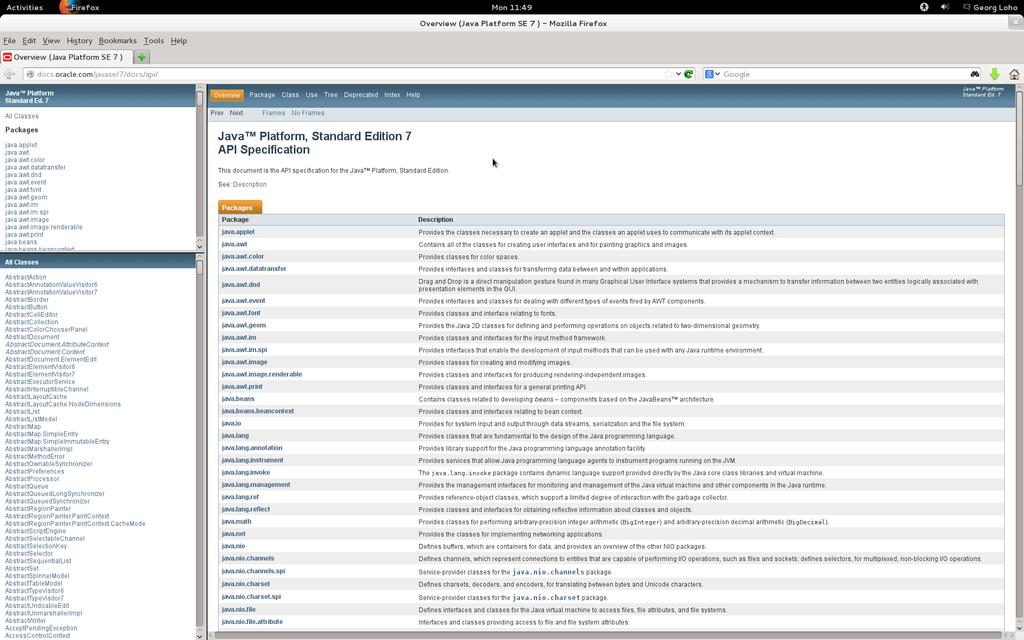 Die API Dokumentiert alle Klassen des JDKs und ihre Methoden http://docs.oracle.