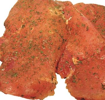Steaks oder rosa gebraten als ganze Stücke. Schw. Minutensteaks Nr.: 310 Holzfällersteaks Natur, m. Kn.