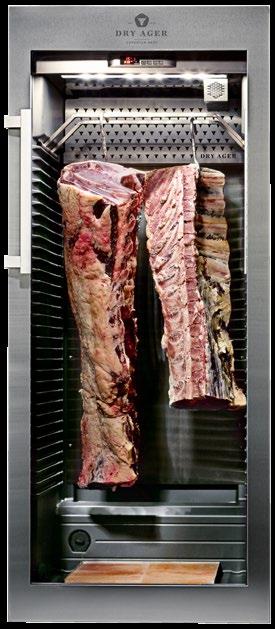 Optimale Luftströmung, Frischluft-Aktivkohlefilter und UVC-Entkeimungsbox geringer gewichtsverlust Bei Reifung von Rindfleisch am Knochen nach 4 Wochen nur ca.