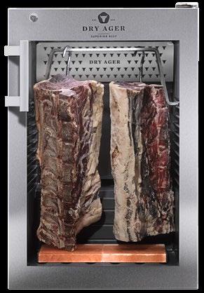 Optimale Luftströmung, Frischluft-Aktivkohlefilter und UVC-Entkeimungsbox geringer gewichtsverlust Bei Reifung von Rindfleisch am Knochen nach 4 Wochen nur ca.