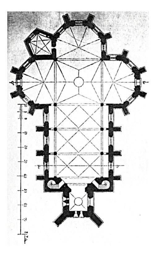 Nr. 40 Christuskirche Neunkirchen Abb. 103: Seitenansicht Entwurf Wiethase Grundsteinlegung: 10.