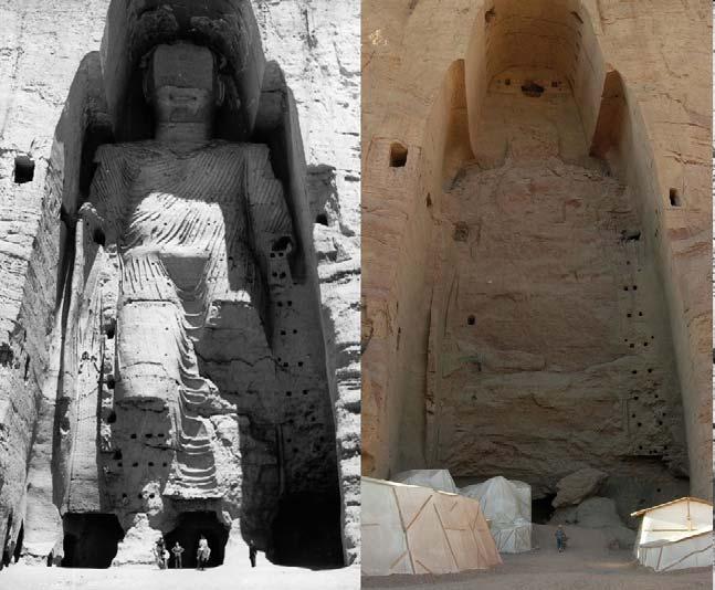 Die Buddha-Statuen von Bamiyan Die Buddha-Statuen von Bamiyan waren die größten stehenden Buddha-Statuen der Welt.