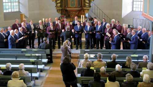 Oktober 2011 trafen sich die Mitgliedschöre in der Mehrzweckhalle in Schrecksbach, um den Geburtstag gebührend zu feiern.