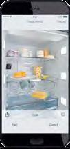 Zwei im Kühlschrank integrierte Kameras sorgen im Zusammenspiel mit der Home Connect App dafür, dass Sie Ihre Lebensmittel immer im Blick haben.