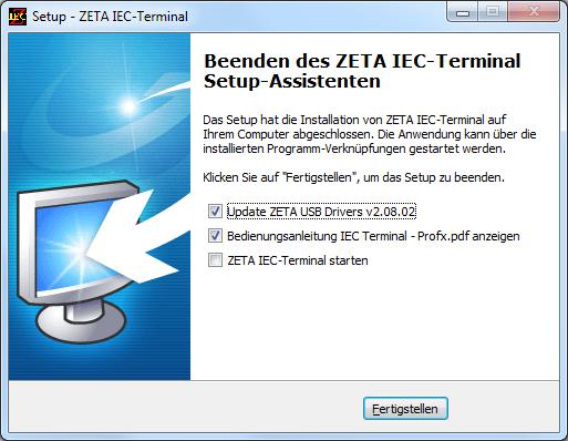 ch unter Produkte Zähler Anwender-SW. Das Setup-Programm installiert die notwendigen USB-Treiber und das Microsoft.NET Framework 4.0 bei Bedarf automatisch.