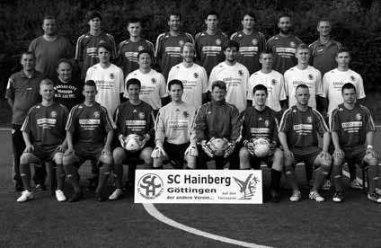 Halbjahresbilanz Herrenfußball Der SC Hainberg kann mit seinen 4 eigenständigen Herrenmannschaften und seiner Ü 40- Kleinfeldmannschaft eine sehr unterschiedliche Zwischenbilanz ziehen. Die 1.