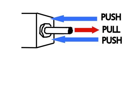 Modelll FT Push-Puller Lieferumfang: Siehe FZ, jedoch ohne Abzugplatten und Innengreifer Bedienung: 1.