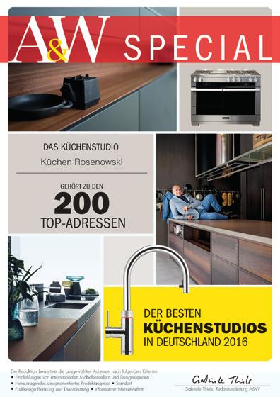 Die Küchenstudios von Rosenowski in Thönse und Hannover vereinen individuelle Küchenplanung, Funktion, Ästhetik und