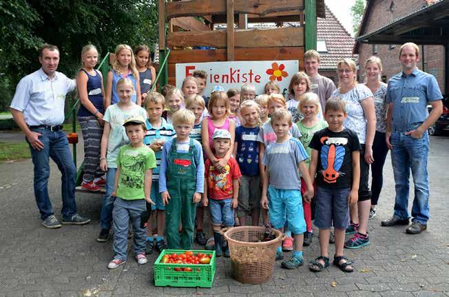 Landwirtschaft erleben hieß eine der zahlreichen Aktionen im Rahmen des diesjährigen Ferienprogramms der Samtgemeinde Thedinghausen.