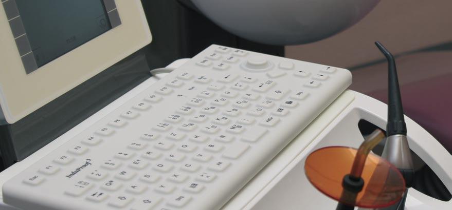 -Tastaturen und -Mäuse InduProof TM - und InduMouse TM -Reihe Die Tastaturen und Mäuse dieser Kategorie besitzen eine geschlossene Silikonoberfläche.