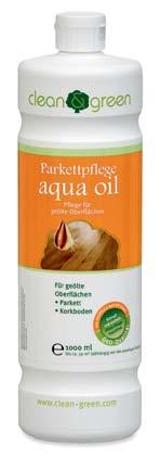 aqua oil vor Gebrauch gut aufschütteln und in einen geeigneten Eimer geben.