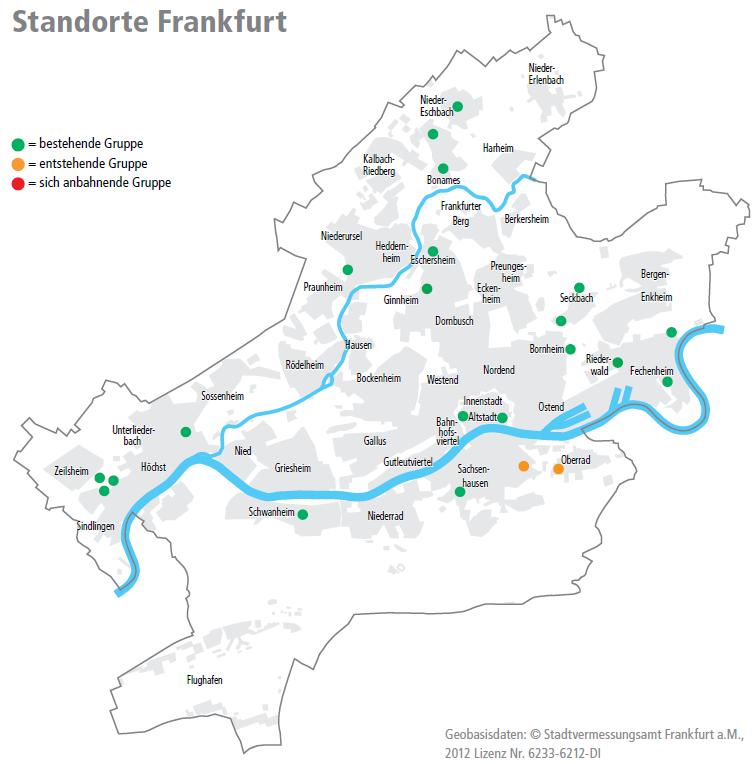 Das Frankfurter Netzwerk Aktiv-bis-100 26 Bewegungsgruppen Aktiv-bis-100 2 Bewegungsgruppen für Menschen
