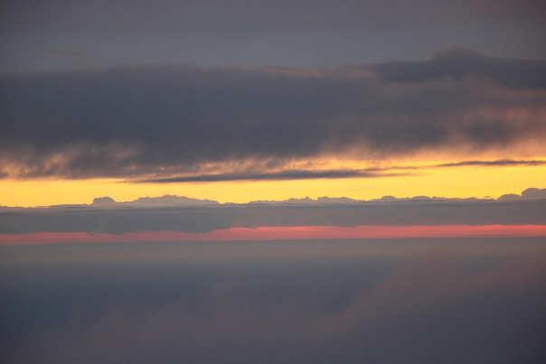 Sonnenuntergang über der Nordsee (nochmal 400 NM über