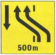 Gesamtgewicht ein bestimmtes Ausmaß überschreitet). Außerdem kann die Länge der Umleitungsstrecke angegeben werden. 16b. UMLEITUNG Diese Zeichen zeigen eine Umleitung des Verkehrs an.