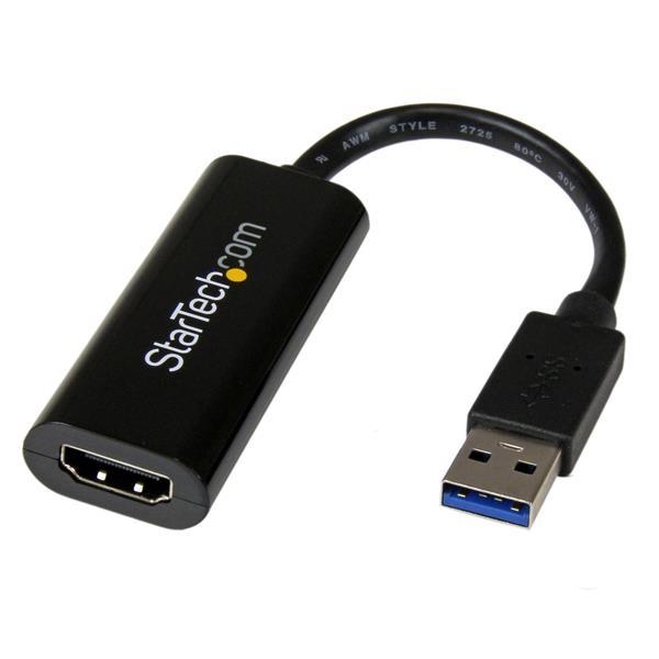 Slim USB 3.0 auf HDMI Multi Monitor Adapter - Externe Video Adapter mit 1920x1200 / 1080p Product ID: USB32HDES Der Slim USB 3.0-auf-HDMI-Adapter USB32HDES wandelt einen USB 3.