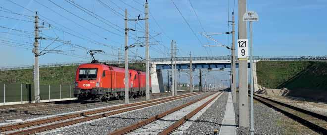 Ausbau zur viergleisigen Weststrecke Inbetriebnahme Ybbs Amstetten Ost 9 Umbau Bahnhof