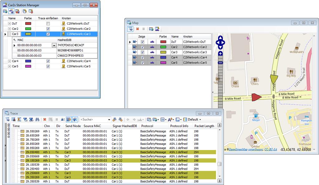 > MappleG > MappleX > individuelle Grafikdateien (JPG, BMP oder GIF) > Car2x Station Manager als zentrale Einheit zum Verwalten von ITS Stationen: > Manuelle oder automatische Zuordnung von >
