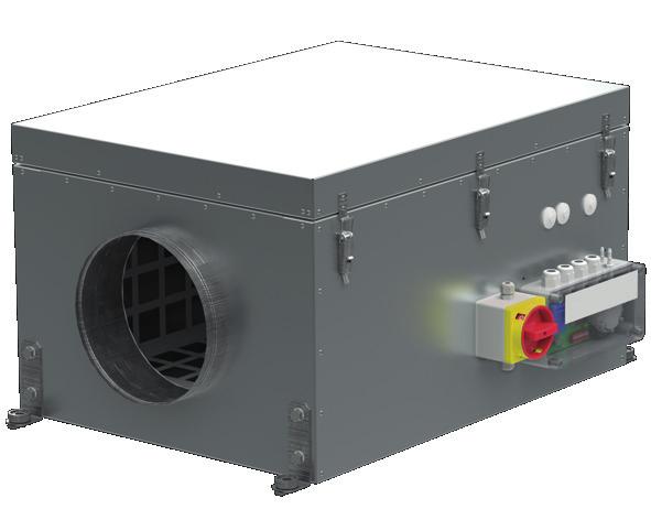 Die Ventilatoren der Baureihe RV sind mit hocheffizienten EC-Motoren und mit einer Konstantdruckregelung ausgestattet: Dies sorgt für einen optimalen Betrieb der Aereco Lüftungsanlage.