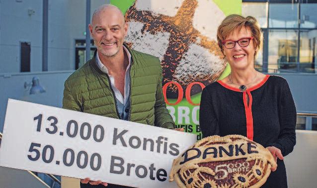 Schauspieler Simon Licht, offizieller Botschafter des deutschen Brotes 2016, präsentierte in Berlin die Ergebnisse der Backaktion: Bundesweit haben sich Konfirmanden aus über 750 Gemeinden beteiligt.