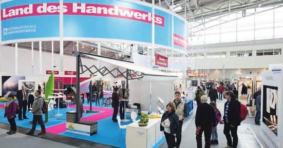 SONDERTHEMEN Sie suchen Aufmerksamkeit. Wir heben Sie aufs Podest. Die Internationale Handwerksmesse war schon immer etwas Besonderes und dazu zählen auch im Jahr 2018 wieder die zahlreichen Events.