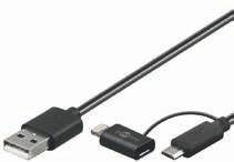 EINSATZZWECKE Micro-USB USB-Netzteil + Kel 2,1 A / 2.