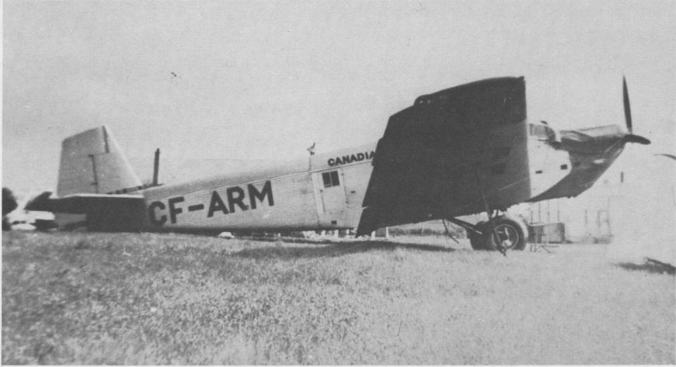 Auftraggeber war die Canadian Airways Ltd. in Winnipeg; als Kaufpreis waren $ 72500,- vereinbart. Die Maschine, die Ju 52 ce mit der Werknummer 4006, sollte am 6.