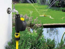 FEUCHTIGKEITSSENSOR FEUCHTIGKEITSSENSOR Automatische Bewässerung Bei zu geringer Bodenfeuchte startet der SensoTimer TM die Bewässerung automatisch zum nächsten eingestellten Zeitpunkt.