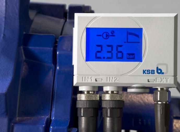 Analyse des Systems KSB PumpMeter Intelligenter Druckaufnehmer schätzt die Wirkleistung
