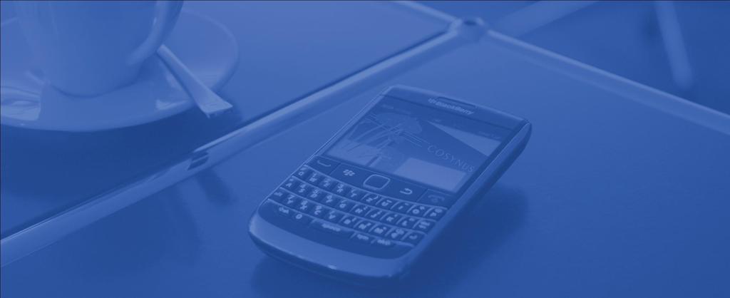 Der COSYNUS BlackBerry Connector für Tobit David Seit über 7 Jahren der Standard für die BlackBerry-Integration Große installierte Basis, europaweit im Einsatz bei über 1.