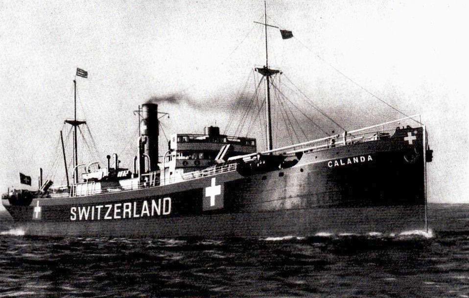 - 2-1913 Ein Schiff mit Namen Calanda Schweizer See- & Rheinschiffahrt http://www.