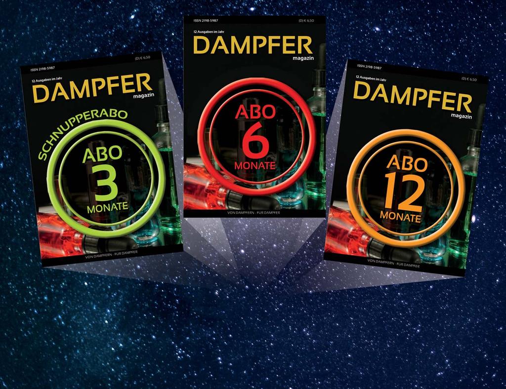 DAMPFER magazin www.dampfer-magazin.